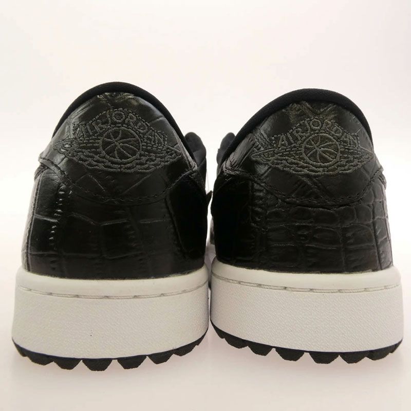 ナイキ DD9315-003 Air Jordan 1 Low Golf Black Crocodile Skin エアジョーダン1 ロー ゴルフ ブラック クロコダイル スキン スニーカー 買取実績 画像