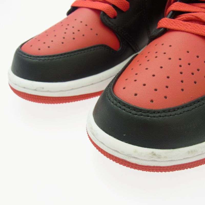 ナイキ DQ8426-060 Air Jordan 1 Mid Bred Toe エアジョーダン1 ミッド ブレッドトゥ ハイカット スニーカー 買取実績 画像