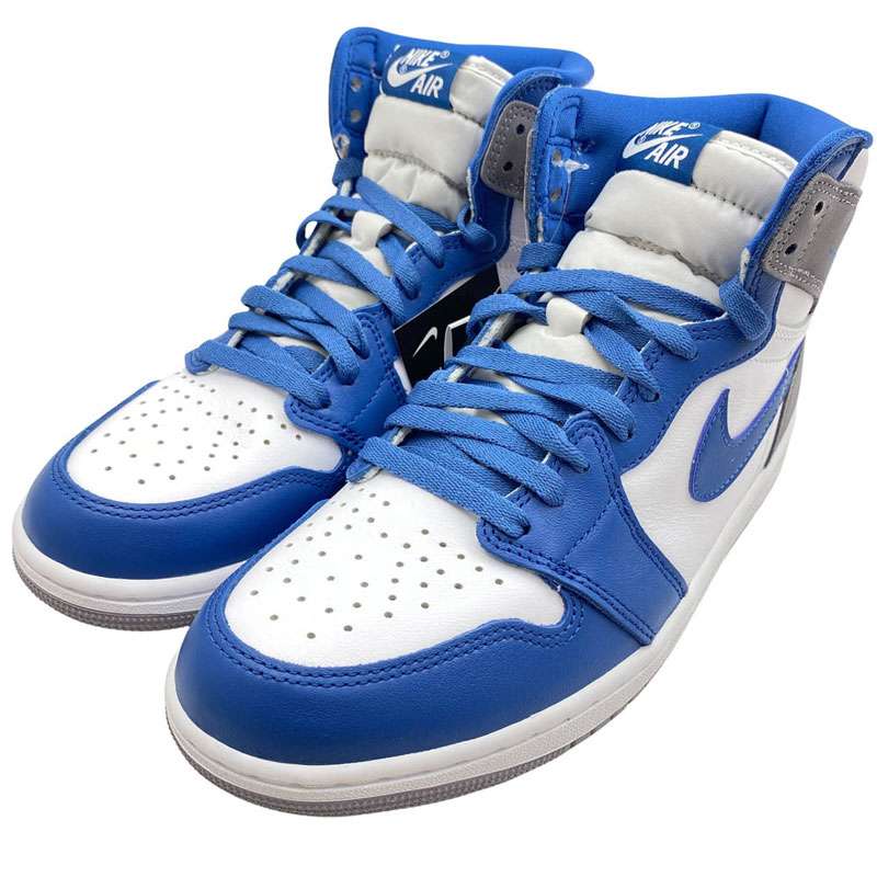 ナイキ DZ5485-410 Air Jordan 1 High OG True Blue AJ1 エアジョーダン1 ハイカット トゥルーブルー スニーカー 買取実績 画像