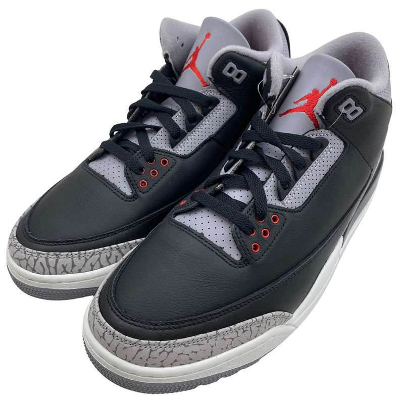 ナイキ DN3707-010 AIR JORDAN 3 BLACK CEMENT AJ3 エアジョーダン3 セメント スニーカー 買取実績 画像