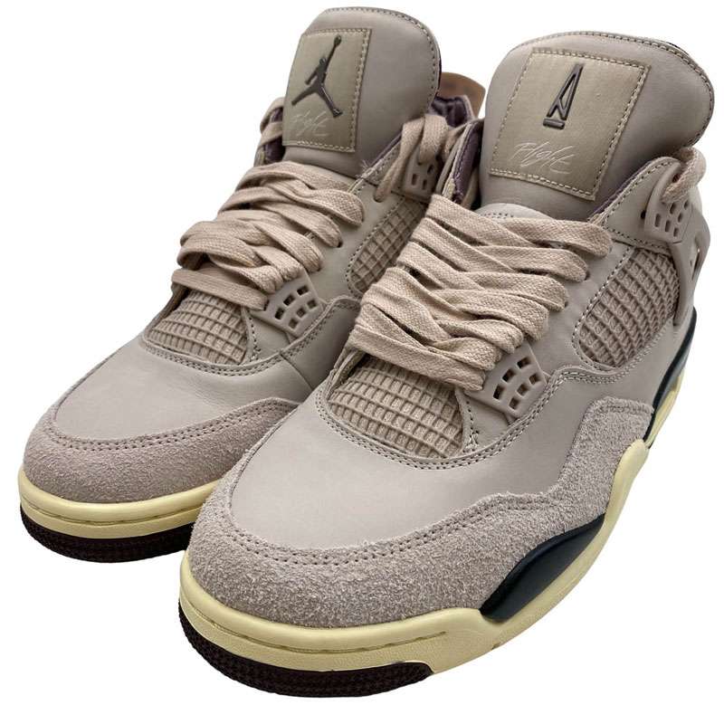 ナイキ ジョーダン FZ4810-200 × A Ma Maniere アママニエール Women's Air Jordan 4 Retro OG SP Fossil Stone WYWS ウィメンズ エアジョーダン フォッシルストーン スニーカー 買取実績 画像