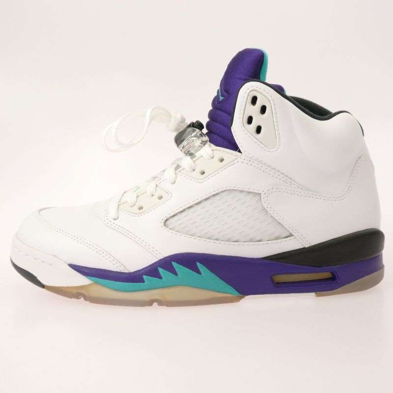 ナイキ 136027-108 AIR JORDAN 5 RETRO GRAPE エアジョーダン5 レトロ グレープ ハイカット スニーカー 買取実績 画像