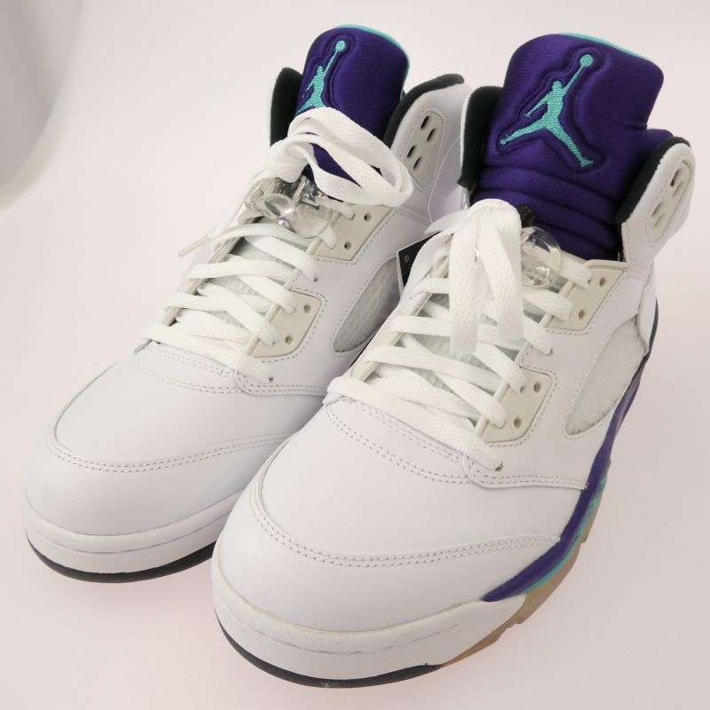 ナイキ 136027-108 AIR JORDAN 5 RETRO GRAPE エアジョーダン5 レトロ グレープ ハイカット スニーカー 買取実績 画像