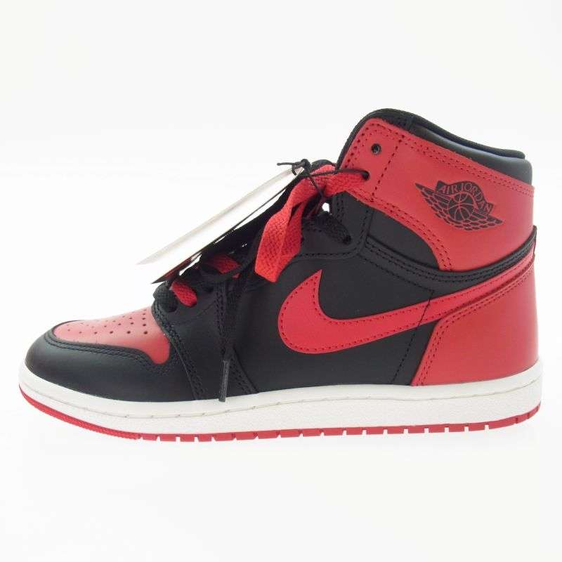 ナイキ HV6674-067 フェイクバスターズ鑑定済み Air Jordan 1 エア ジョーダン ワン High 85 Bred ハイ 85 ブレッド スニーカー 買取実績 画像