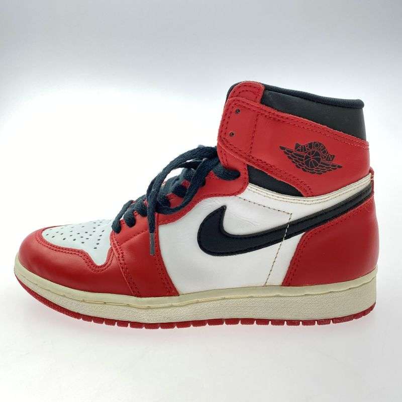 ナイキ ジョーダン 130207 101 AIR JORDAN 1 HIGH CHICAGO 1994年復刻 エアジョーダン1 ヴィンテージ レトロ ハイ シカゴ スニーカー 買取実績 画像