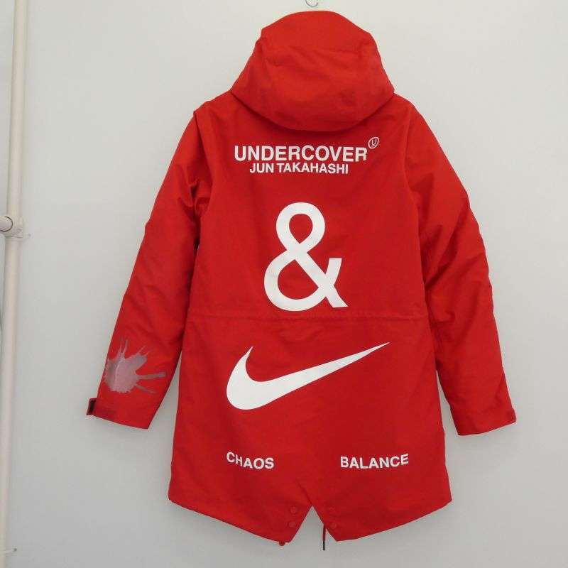 ナイキ 19AW CD7523-611 × UNDERCOVER NRG TC 3L FISHTAIL PARKA 3レイヤー バックロゴプリント フィッシュテール パーカー コート 買取実績 画像