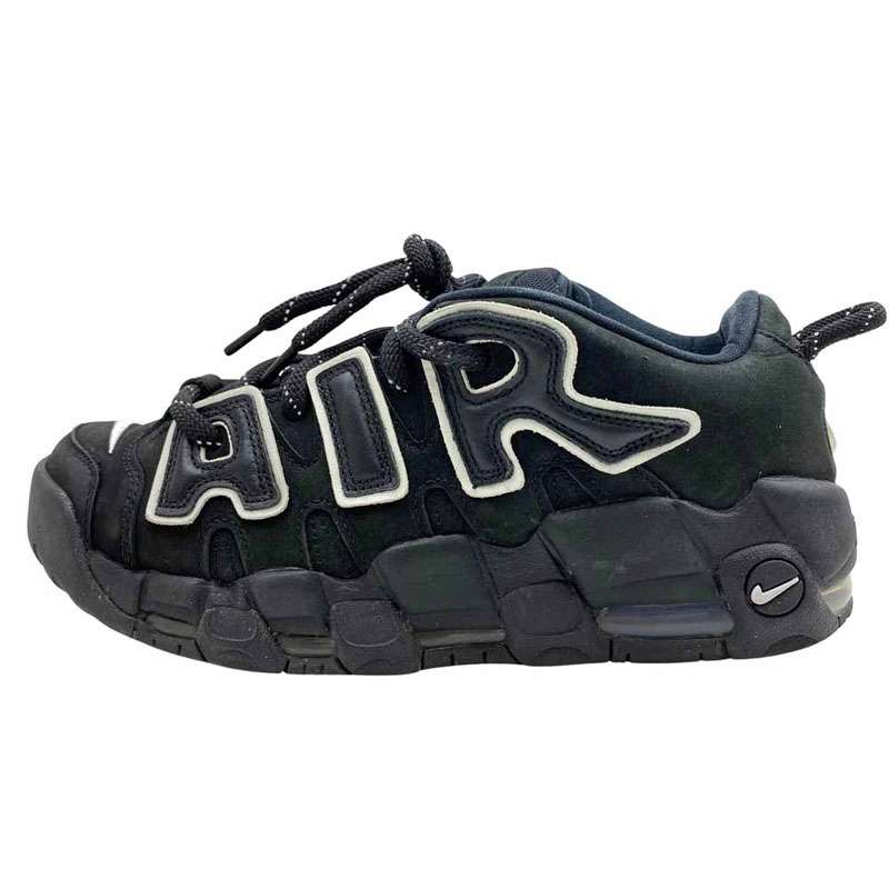 ナイキ FB1299-001 ×AMBUSH アンブッシュ 2023 Air More Uptempo Low Black and White エアモアアップテンポ ローカット スニーカー 買取実績 画像