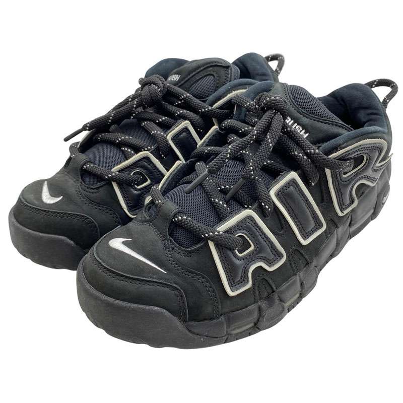ナイキ FB1299-001 ×AMBUSH アンブッシュ 2023 Air More Uptempo Low Black and White エアモアアップテンポ ローカット スニーカー 買取実績 画像