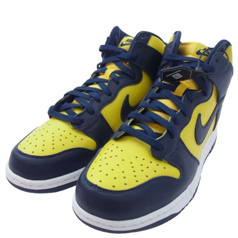 ナイキ cz8149-700 DUNK HI SP MICHIGAN 2020 ダンク ハイ ミシガン ハイカット スニーカー 買取実績 画像