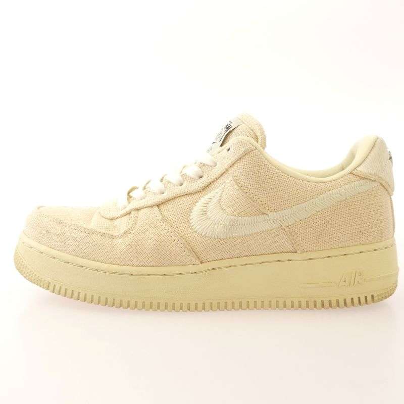 ナイキ CZ9084-200 × Stussy ステューシー Air Force 1 Low Fossil Stone エアフォース 1 ローカットスニーカー 買取実績 画像