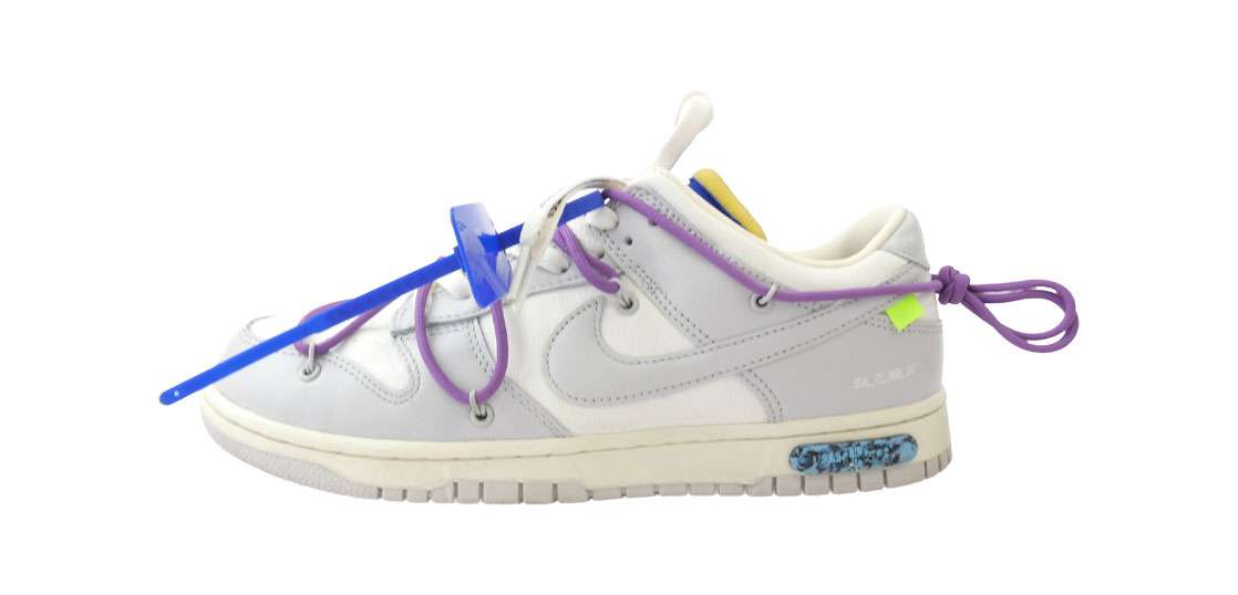 ナイキ × OFF WHITE DUNK LOW SAIL NEUTRAL GRAY DM1602-107 買取実績