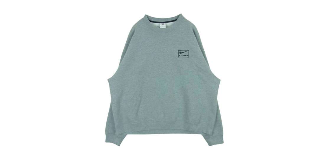 ナイキ DO9337-063 STUSSY ステューシー FLEECE CREW GREY  買取実績