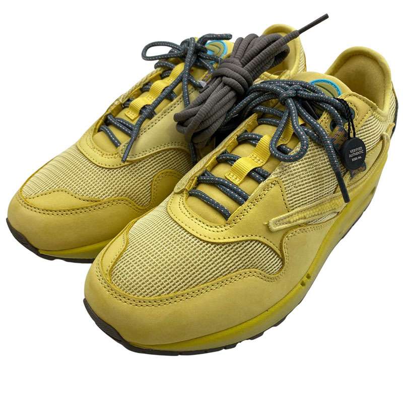 ナイキ DO9392-700 × Travis Scott Air Max 1 CACT.US Gold トラヴィススコット エアマックス1 カクタス ゴールド スニーカー 買取実績 画像