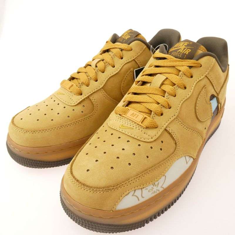 ナイキ DQ7580-700 Women's Air Force 1 Low 07 Wheat and Dark Mocha AF1 ウィメンズ エアフォース ロー スニーカー 買取実績 画像