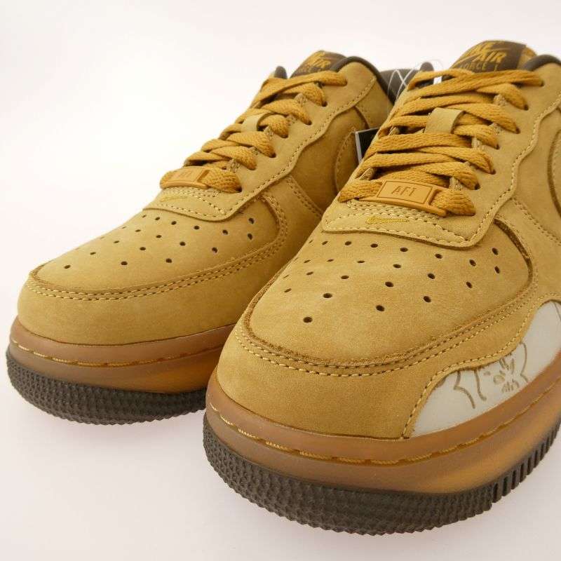 ナイキ DQ7580-700 Women's Air Force 1 Low 07 Wheat and Dark Mocha AF1 ウィメンズ エアフォース ロー スニーカー 買取実績 画像