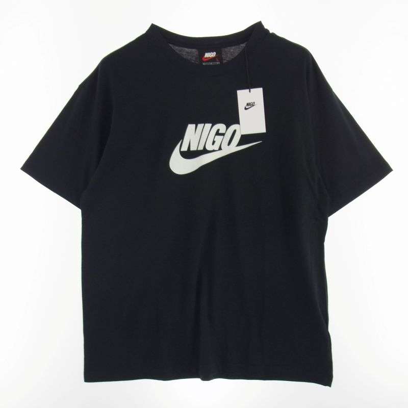 ナイキ FV5943-010 × NIGO ニゴー NRG SS Tee Black フロントプリント Tシャツ 半袖カットソー 買取実績 画像