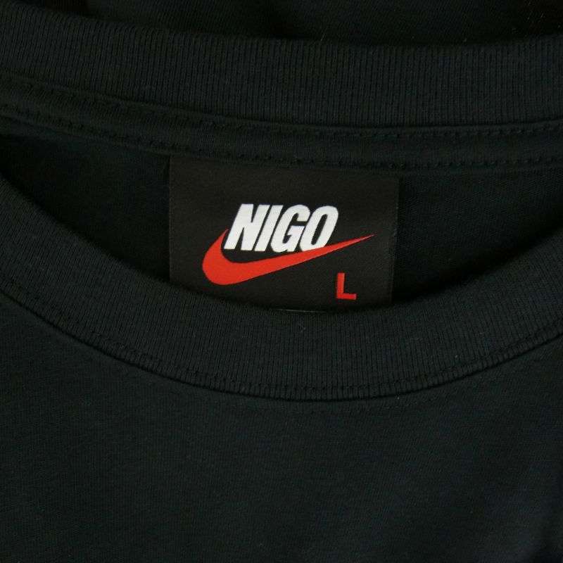 ナイキ FV5943-010 × NIGO ニゴー NRG SS Tee Black フロントプリント Tシャツ 半袖カットソー 買取実績 画像