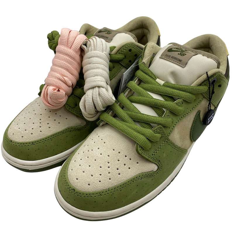 ナイキ HF8022-300 SB × Yuto Horigome 堀米雄斗 フェイクバスターズ鑑定済 Dunk Low Matcha ダンク ロー 抹茶 スニーカー 買取実績 画像