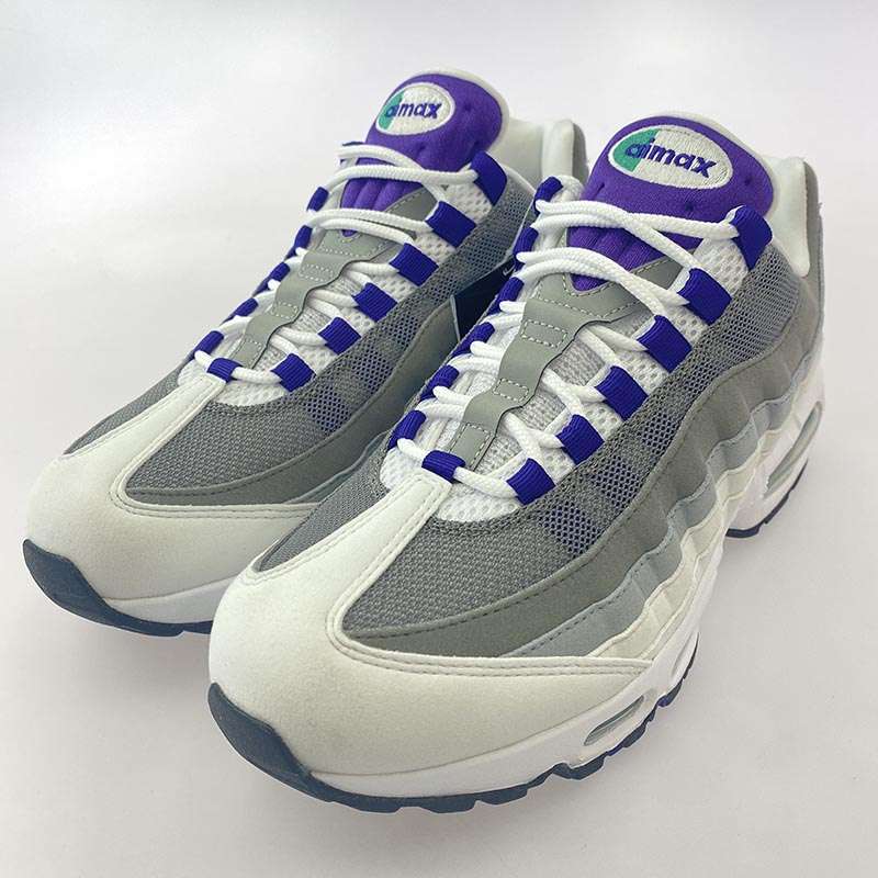 ナイキ HJ5996-100 WMNS AIR MAX 95 BIG BUBBLE WHITE COURT PURPLE エアマックス ビッグバブル コートパープル スニーカー 買取実績 画像