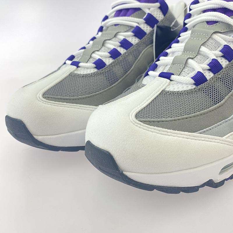 ナイキ HJ5996-100 WMNS AIR MAX 95 BIG BUBBLE WHITE COURT PURPLE エアマックス ビッグバブル コートパープル スニーカー 買取実績 画像