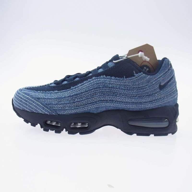 ナイキ HM4743-400 × Levi’s リーバイス AIR MAX 95 Denim Blue【フェイクバスターズ鑑定済】エアマックス95 デニムブルー ローカット スニーカー 買取実績 画像