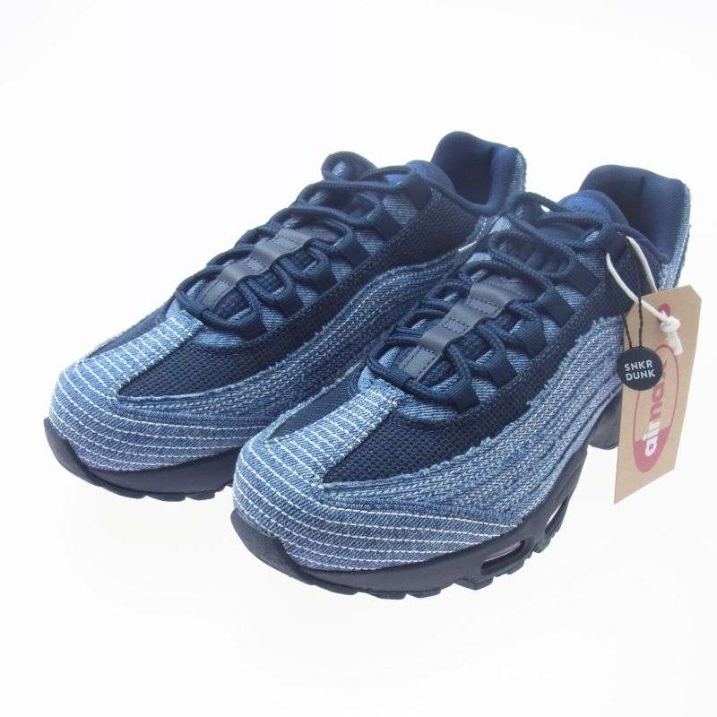 ナイキ HM4743-400 × Levi’s リーバイス AIR MAX 95 Denim Blue【フェイクバスターズ鑑定済】エアマックス95 デニムブルー ローカット スニーカー 買取実績 画像