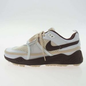 ナイキ HQ3073-100 × Travis Scott トラヴィススコット Zoom Field Jaxx White and Light Chocolate ズームフィールドジャックス スニーカー 買取実績 画像