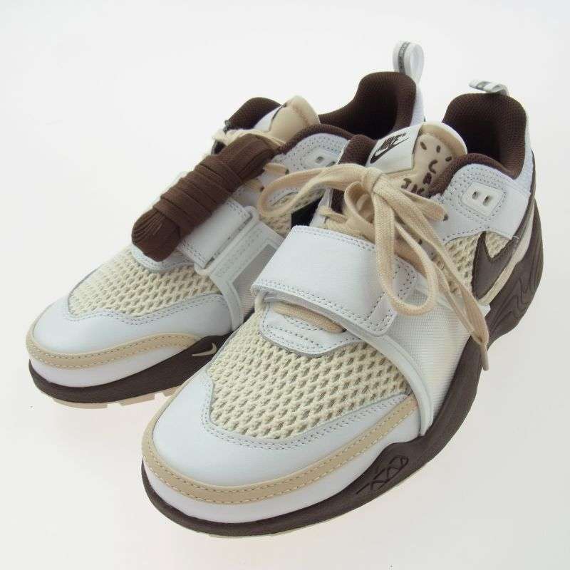 ナイキ HQ3073-100 × Travis Scott トラヴィススコット Zoom Field Jaxx White and Light Chocolate ズームフィールドジャックス スニーカー 買取実績 画像