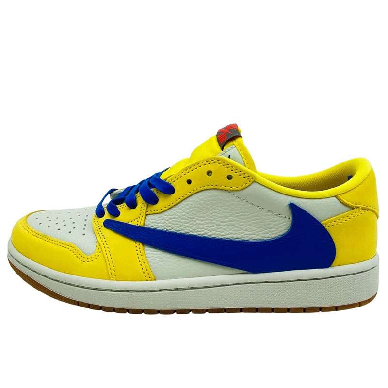 ナイキ ジョーダン DZ4137-700 × Travis Scott トラヴィススコット Women's Air Jordan 1 Retro Low OG Canary AJ1 エアジョーダン ロー カナリー スニーカー 買取実績 画像