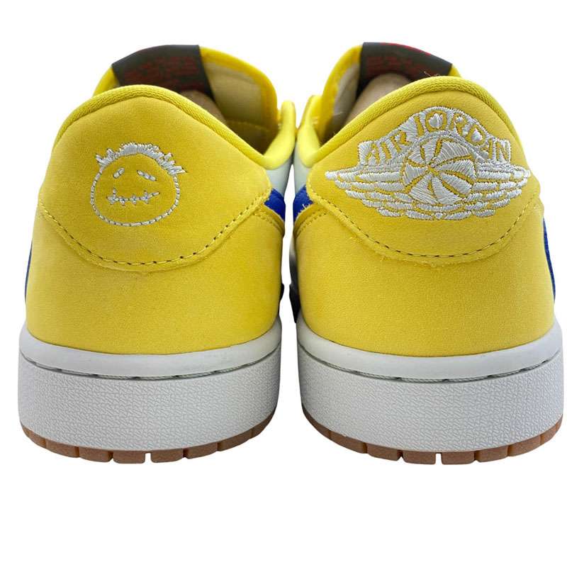 ナイキ ジョーダン DZ4137-700 × Travis Scott トラヴィススコット Women's Air Jordan 1 Retro Low OG Canary AJ1 エアジョーダン ロー カナリー スニーカー 買取実績 画像