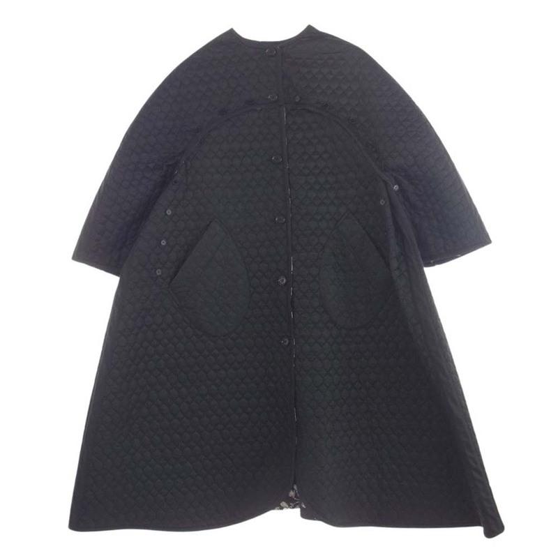 ノワールケイニノミヤ 22AW 3J-C005 AD2022 コムデギャルソン PADDING DETATCHABLE COAT パディング デタッチャブル キルティング ロング コート 買取実績 画像