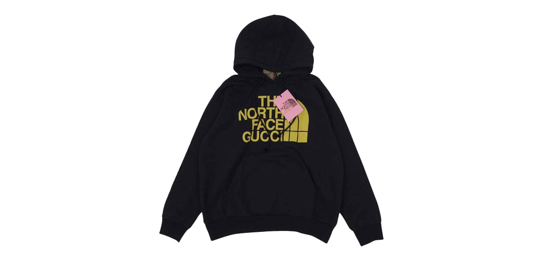 ノースフェイス ×グッチ 651724 プリント ロゴ パーカー コラボ 買取実績