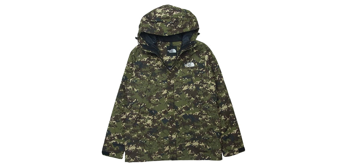 ノースフェイス NP61845 Novelty Scoop Jacket デジタルカモ柄 カーキ系買取実績