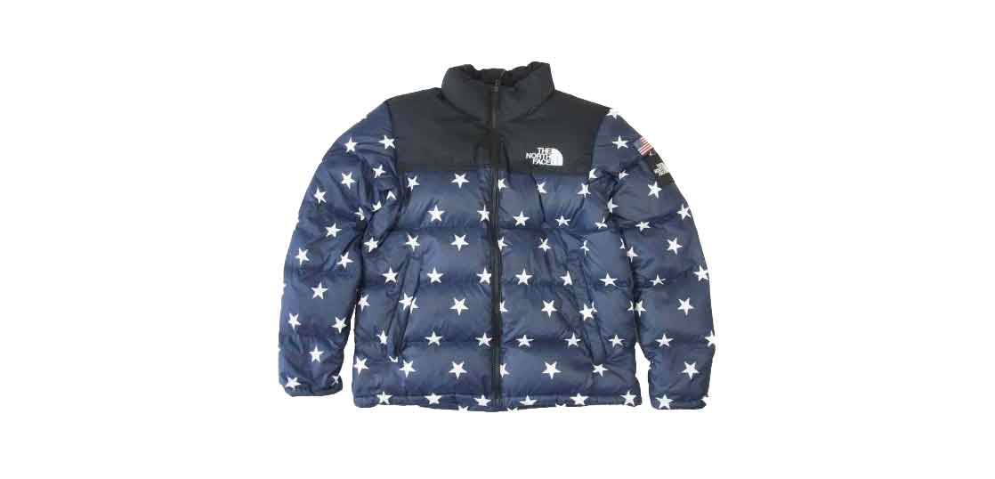ノースフェイス NF0A3BZ9 海外並行品 International Pack USA Star Nuptse Jacket 買取実績