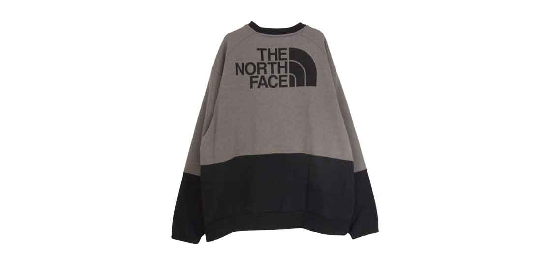 ノースフェイス NF0A3XBL グラフィックコレクション バイカラー ロゴプリント スウェット グレー 買取実績