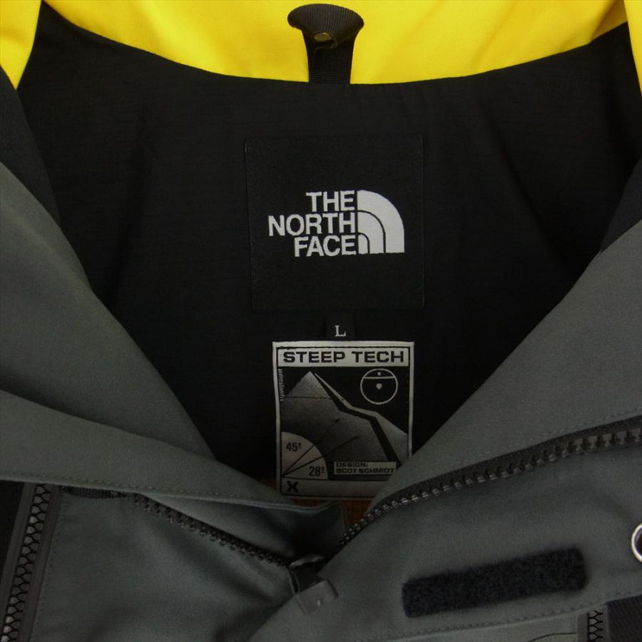 ノースフェイス NS62007 スティープテックアポジー ジップアップマウンテン ジャケット グレー イエロー 買取実績 画像