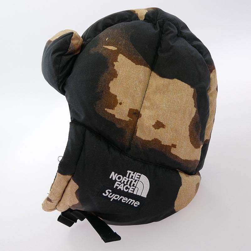 シュプリーム 21AW NN52151l The North Face Bleached Denim Trooper ノースフェイス ブリーチド デニムトルーパー ハット 帽子 買取実績 画像