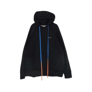 オフホワイト 19AW OMBB057F19E30010 ペンキ アロー プリント プルオーバ― パーカー ブラック 買取実績