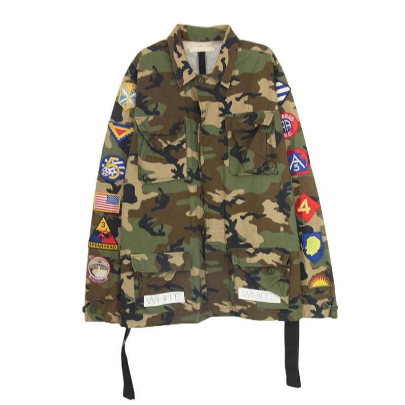 オフホワイト ARCHIVE FIELD JACKET カモフラミリタリージャケット 買取実績 画像