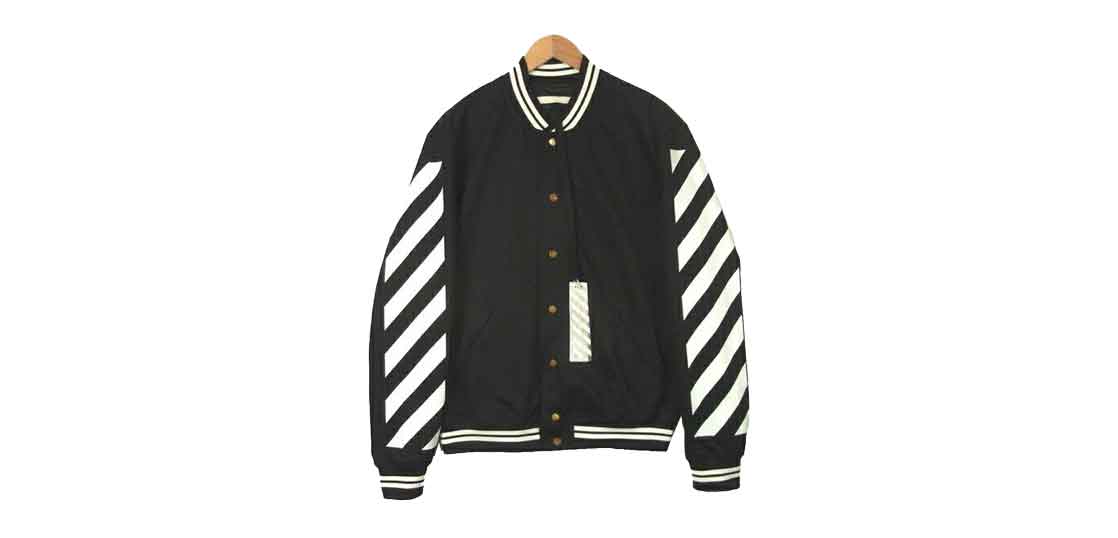 オフホワイト BLUE COLLAR VARSITY JACKET 買取実績