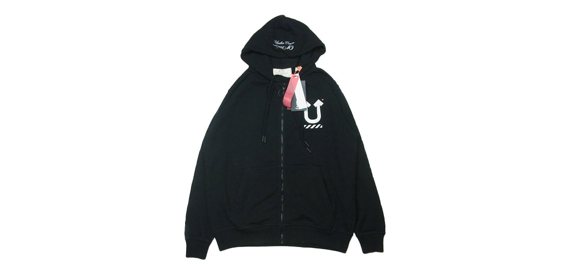 オフホワイト ×アンダーカバー OTX4805 リバーシブル ジップ パーカー 買取実績 アイキャッチ画像