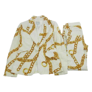 セリーヌ ヴィンテージ オールド マカダム チェーン テーラードジャケット 裾ジップ パンツ セットアップ 買取実績