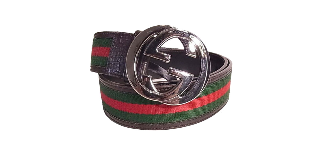 グッチ シェリーライン 114984 80/32 インターロッキング ベルト 買取実績