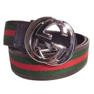 グッチ シェリーライン 114984 80/32 インターロッキング ベルト 買取実績