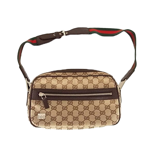 グッチ シェリー ライン GGキャンバス レディース ショルダーバッグ