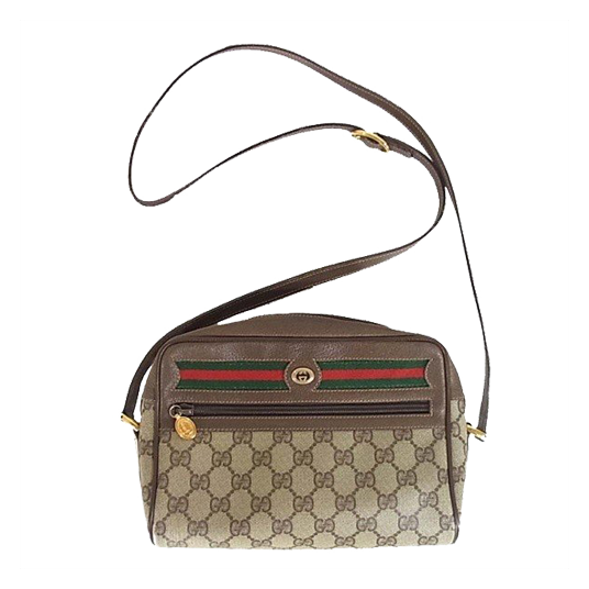 お得人気【極希少】GUCCI オールドグッチ ショルダーバッグ シェリーライン PVC バッグ