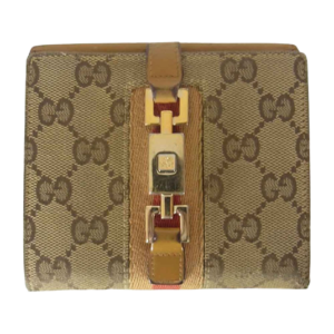 グッチ シェリーライン ジャッキー Ｗホック GGキャンバス 二つ折り 財布 買取実績