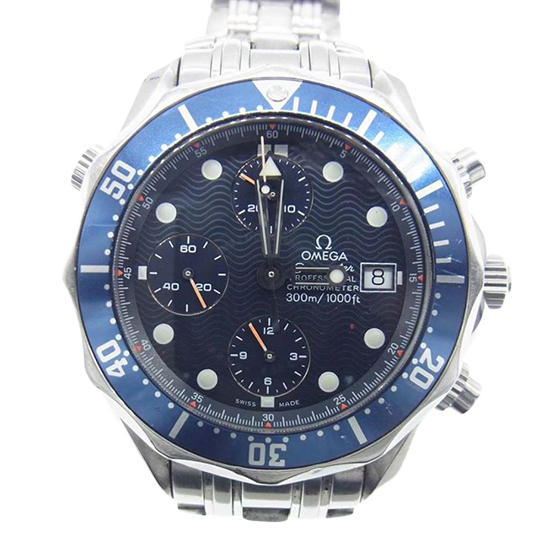 オメガ 50030356 シーマスター プロフェッショナル 300m クロノグラフ 2298.80 チタン ダイバーズウォッチ 腕時計 買取実績 画像