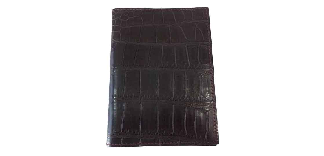 大峽製鞄 クロコダイル ブック カバー 買取実績