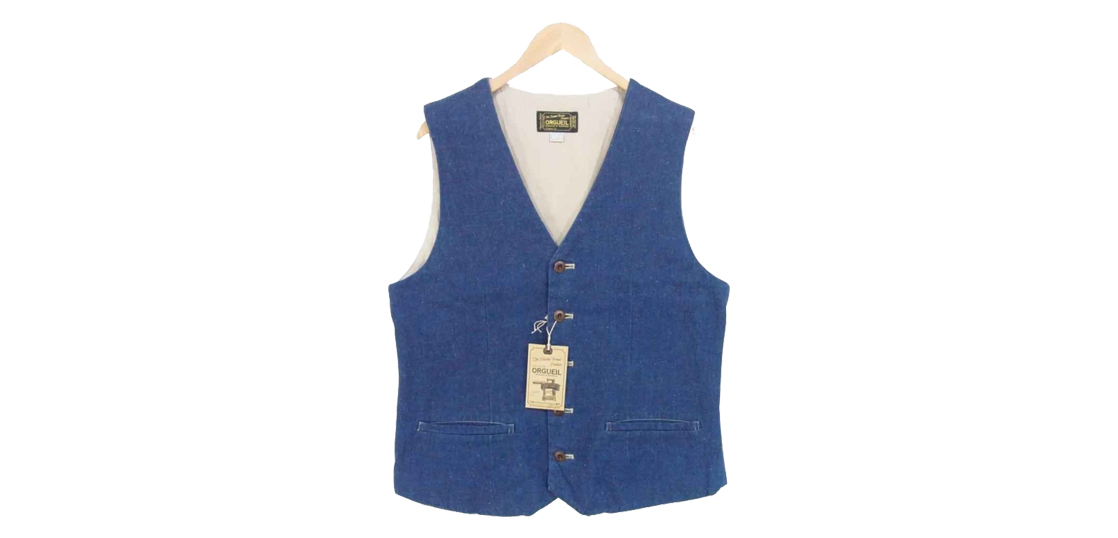 オルゲイユ ネップ デニム ジレ 買取実績